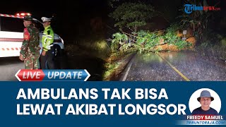 H-1 Lebaran, Jalan Poros Makale-Rantepao di Siguntu Tator Putus karena Longsor Seusai Hujan Deras
