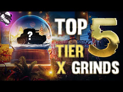 Meine Top 5 Tier X Grinds + weitere Reihen die sich lohnen! [World of Tanks - Deutsch]