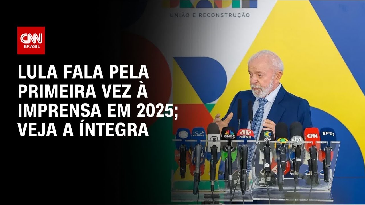 Lula fala pela primeira vez à imprensa em 2025; veja a íntegra | LIVE CNN