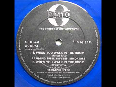 Ramming Speed - When You Walk In The Room (Instrumental 1984 Proto Records)