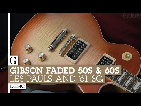 Gibson Faded 50s & 60s Les Pauls And 61 SG Demo