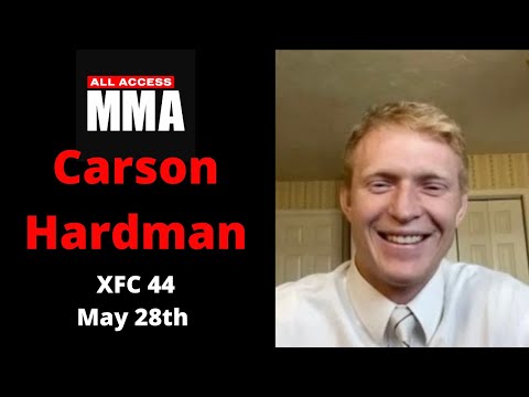Carson Hardman is focused & ready to put on a show at XFC 44.