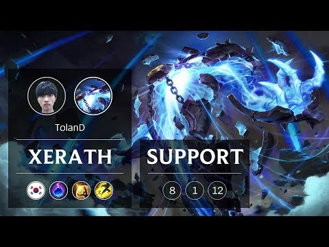 Xerath Support vs Nami - KR Master Patch 9.2