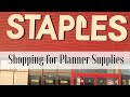 Staples Shop With Me 2020 | Planner Supplies