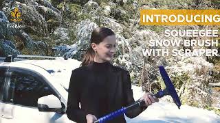 EcoNour Snow Brush with Squeegee and Ice Scraper Every Car Owner Needs This Car Tool For Winter