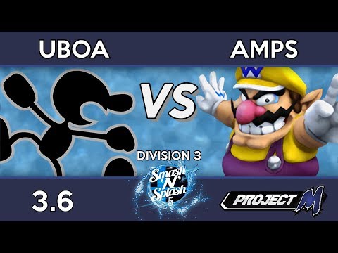 PF sfy | uboa (GnW) vs Amps (Wario) - Smash 'N' Splash 5 Division 3