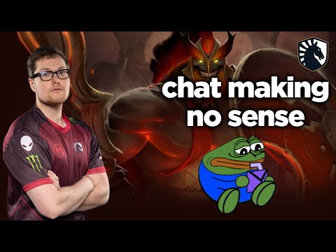 CHAT WAS BEING VERY IMMATURE