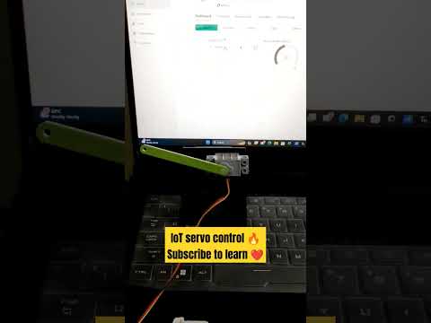 IoT based servo control | Blynk IoT platform #science #iot
