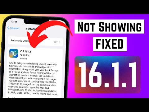 FIX iOS 16.1.1 Update Not Showing on iPhone & iPad