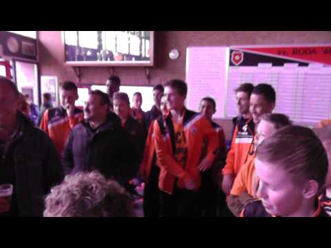13 april 2013 Roda ´46 C1 - VV De Meern C1 com 1-2 Campione -in de kantine van Roda