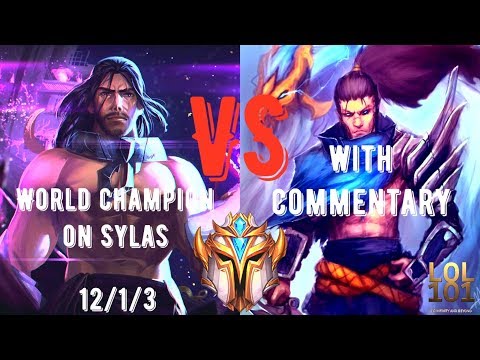 【CHALLENGER COMMENTARY】 ROOKIE DESTROYS YASUO AS NEW SYLAS 【BROKEN AF】