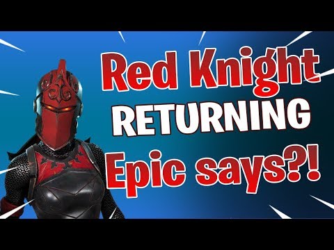 new red knight returning or not epic dev confirms fortnite battle royal - red knight not fortnite