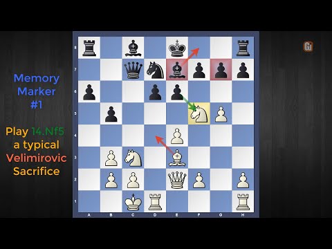 Dirty Chess Tricks against Sicilian - 17 (Velimirovic Knight Sacrifices)