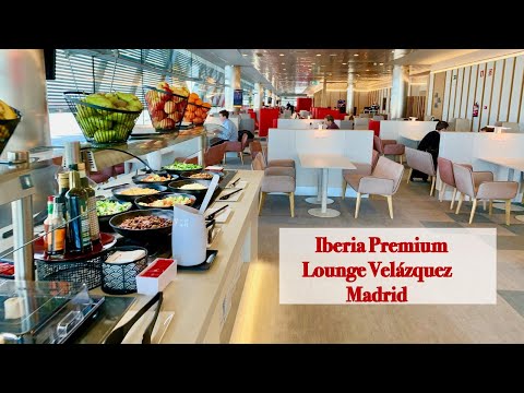 Lounge Tour || Iberia Business Class Premium Lounge Velázquez || Madrid Terminal 4S