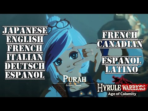[As Requested] Young Purah All 8 Voices Comparison - Hyrule Warriors: Age of Calamity