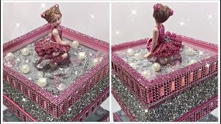 DIY DOLLAR TREE GLAM VALENTINES DAY JEWELRY BOX