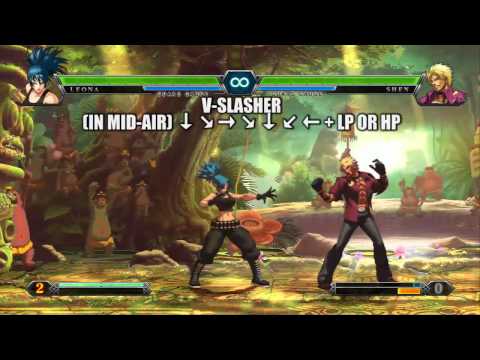 The King of Fighters XIII - Team Ikari Warriors - Leona Trailer (PS3, Xbox 360)