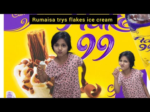 rumaisa trys flake ice | kids rumaisa show
