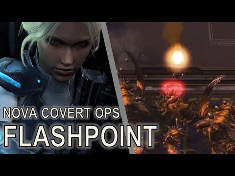 Starcraft II: Nova Covert Ops 6 - Flashpoint [Full Clear]