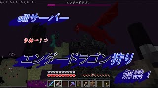 マインクラフト willサーバー エンダードラゴン狩り解禁！