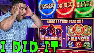 LARGEST JACKPOT On New BUFFALO TRIO Slot Machine- Casino Huge Win