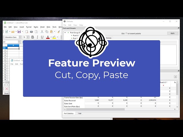 Cut Copy Paste with Ostinato - video - Srivats P