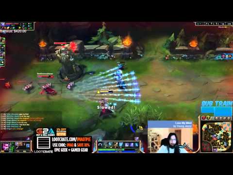 Imaqtpie as Vayne / Nami vs Ashe / Thresh Bot : S5 Ranked Challenger Gameplay: Patch 5.9