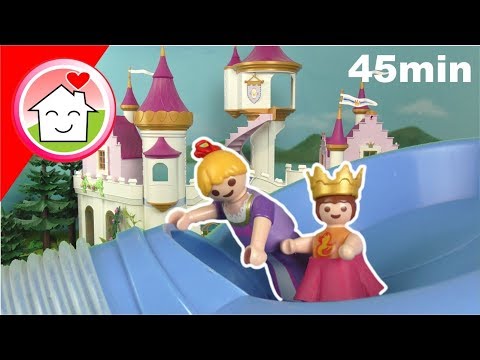 Playmobil Film Familie Hauser - Geschichten im Prinzessinnen Schloss - Video für Kinder im Megapack