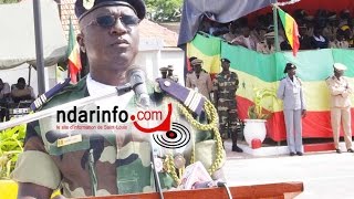 preview picture of video 'Contingent 2014/2: discours du Lieutnant Colonel Ibrahima THIAM, Dakar-Bango'