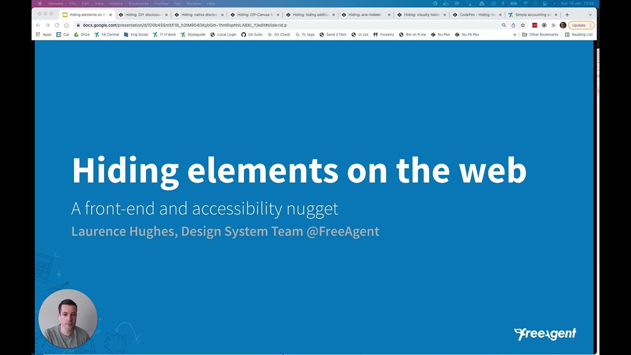 Hiding Elements on the Web