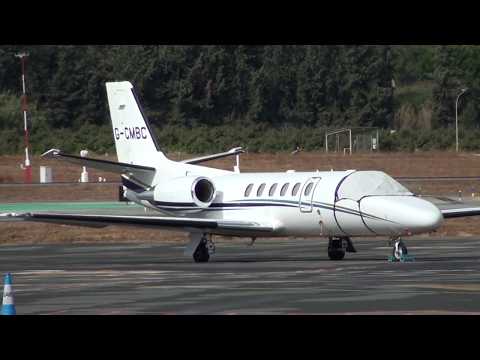 Private Cessna 550B Citation Bravo G-CMBC at Malaga LEMG