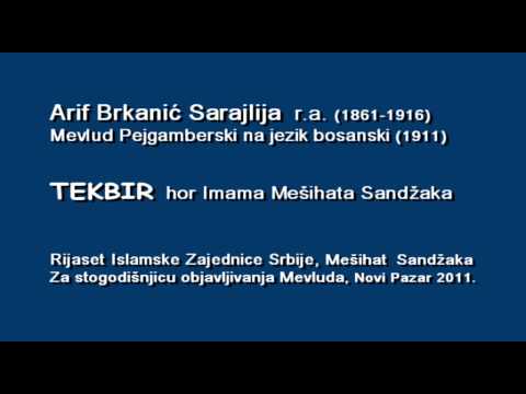 07 Arif Sarajlija r.a (1861-1916) - "Mevlud Pejgamberski na jezik Bosanski" (1911)