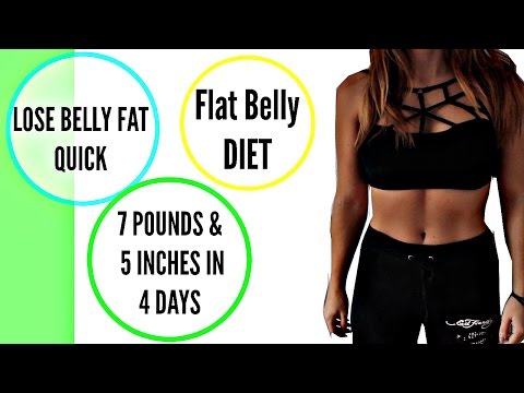 How to LOSE  Belly Fat in 4 DAYS | BELLY FAT DIET | 7 pounds in 4 Days | Does it WORK? Video