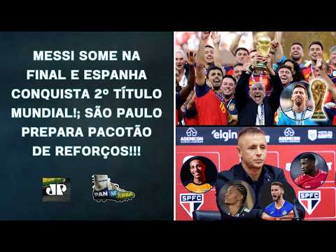 MESSI SOME, ESPANHA BOTA ARGENTINA NA RODA E GARANTE TAÇA; TRICOLOR ACERTA 4 REFORÇOS! | PAN NA ÁREA
