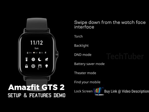 Amazfit GTS 2 - Setup & Features Demo ( Buy Links @ Description ) - GTS2 GTR2 GTR 2 Review Hands On
