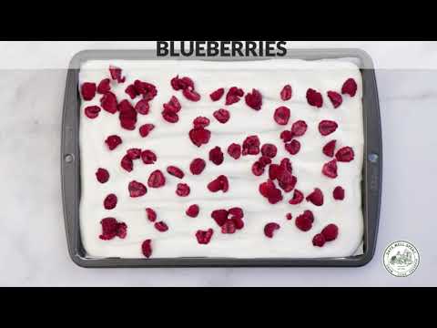 Frozen Yogurt Bark with Berries Recipe