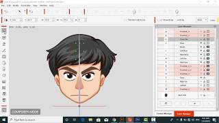 How to Create Head character G3 Basic in Cartoon animator 4