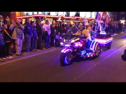The Annual Honda Gold Wing Light Parade Scarborough 2016