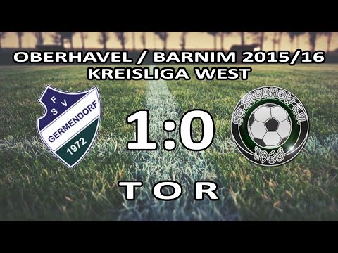 FSV GERMENDORF - SG STORKOW 1:0 - Tor [Kreisliga West 2015/16 - 4.Spieltag]