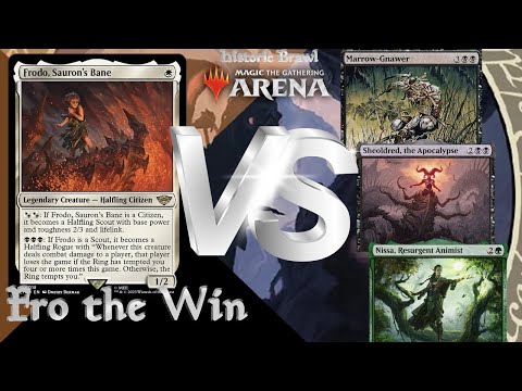 Frodo, Sauron's Bane - Historic Brawl - Orzhov | MTG Arena (WHEEL)