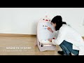 Portable Erasable Magnetic Convertible Drawing Board 2 in 1