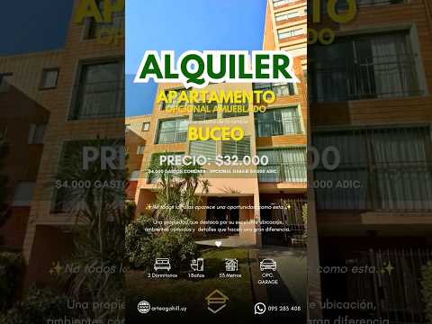 Video de YouTube - ALQUILER | Apartamento de 2 dormitorios | BUCEO | A metros de la rambla, con vista al mar| Excelente Luminosidad |Opción de Garage - Opción amueblado.