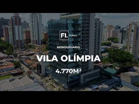 Prédio Comercial - 4.770m² - Venda e Locação - Vila Olímpia - São Paulo - SP.