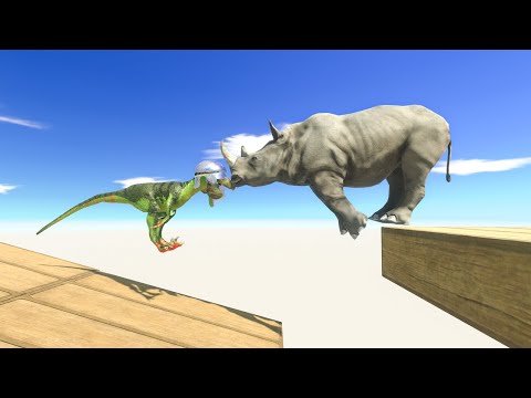RUN and ATTACK KING TREX'S CASTLE - Animal Revolt Battle Simulator