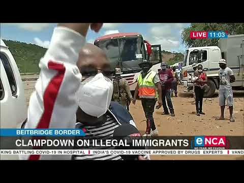 Minister, Aaron Motsoaledi talks on border arrests