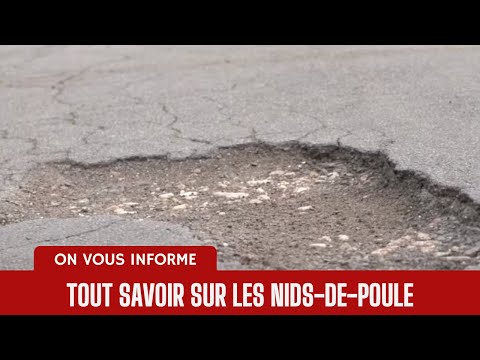 Tout savoir sur les nids-de-poule