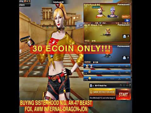 CFPH: BUYING SISTERHOOD N.G, AK-47 BEAST FOX, AWM INFERNAL-DRAGON-JON