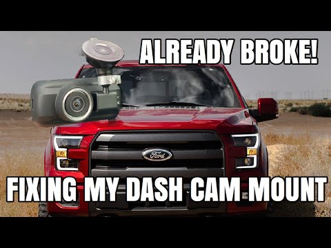 Fixing My Dash Cam after 8 MONTHS (KENWOOD DRV-A601W).. (it’s just the mount, the cameras fine)