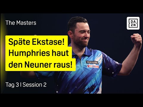 9-Darter in der Abendsession! The Masters | Tag 3 - Session 2 |  DAZN Highlights