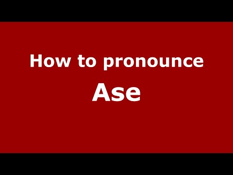 How to pronounce Ase (Indonesia/Indonesian) - PronounceNames.com